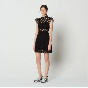 classic Sandro black dress